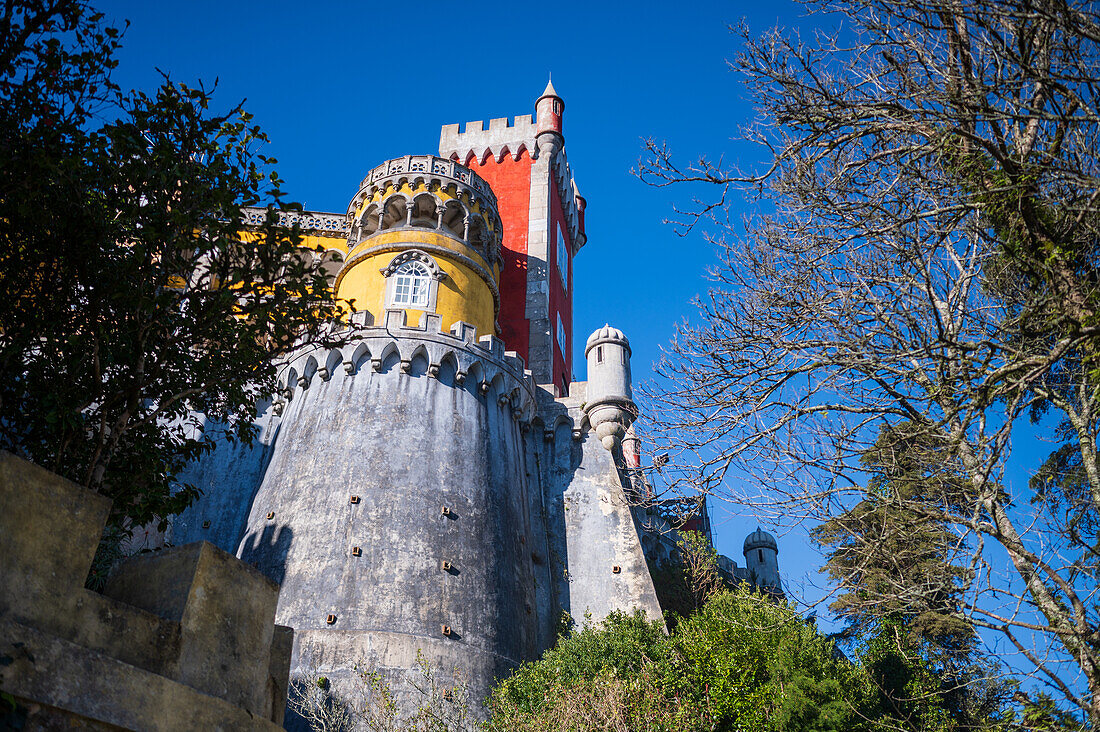 Park und Nationalpalast von Pena (Palacio de la Pena), Sintra, Portugal