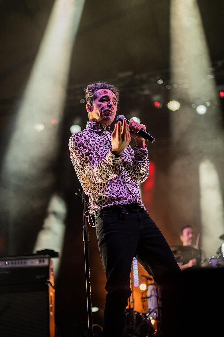 Mexican band Cafe Tacvba performing live at Vive Latino 2022 Music Festival in Zaragoza, Spain