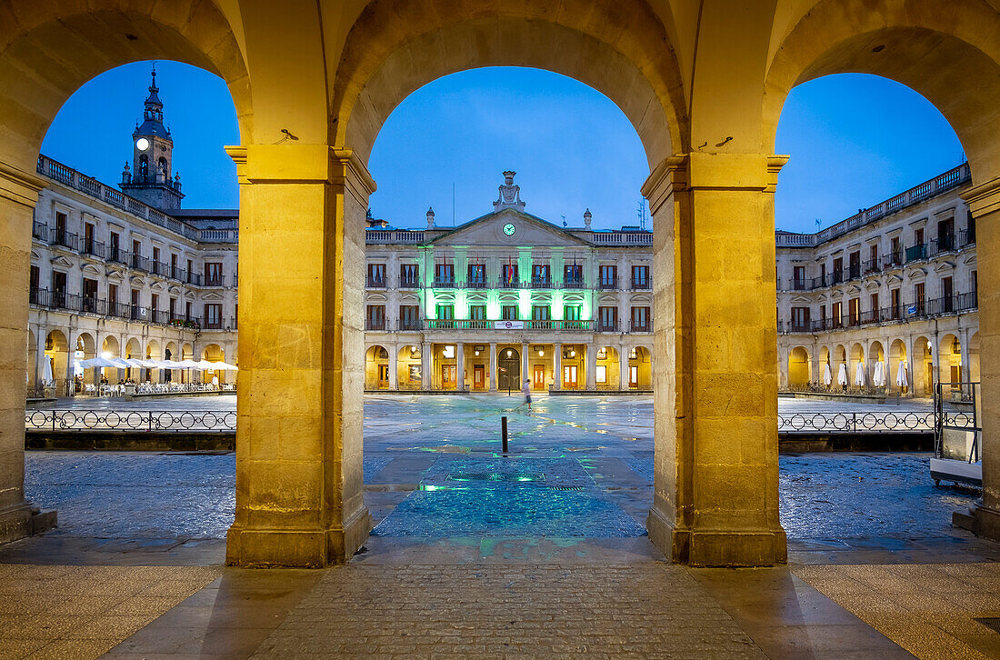 Plaza de Espana Square, Vitoria - Gasteiz, Basque Country, Spain