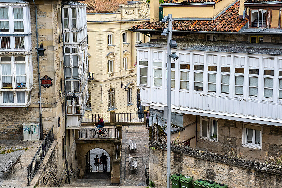 Plaza del Machete, Vitoria, Baskenland, Spanien