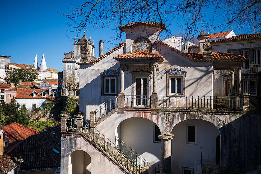 Skyline and architecture of Sintra, Portugal