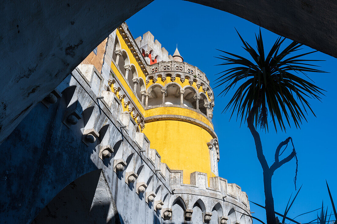 Park and National Palace of Pena (Palacio de la Pena), Sintra, Portugal