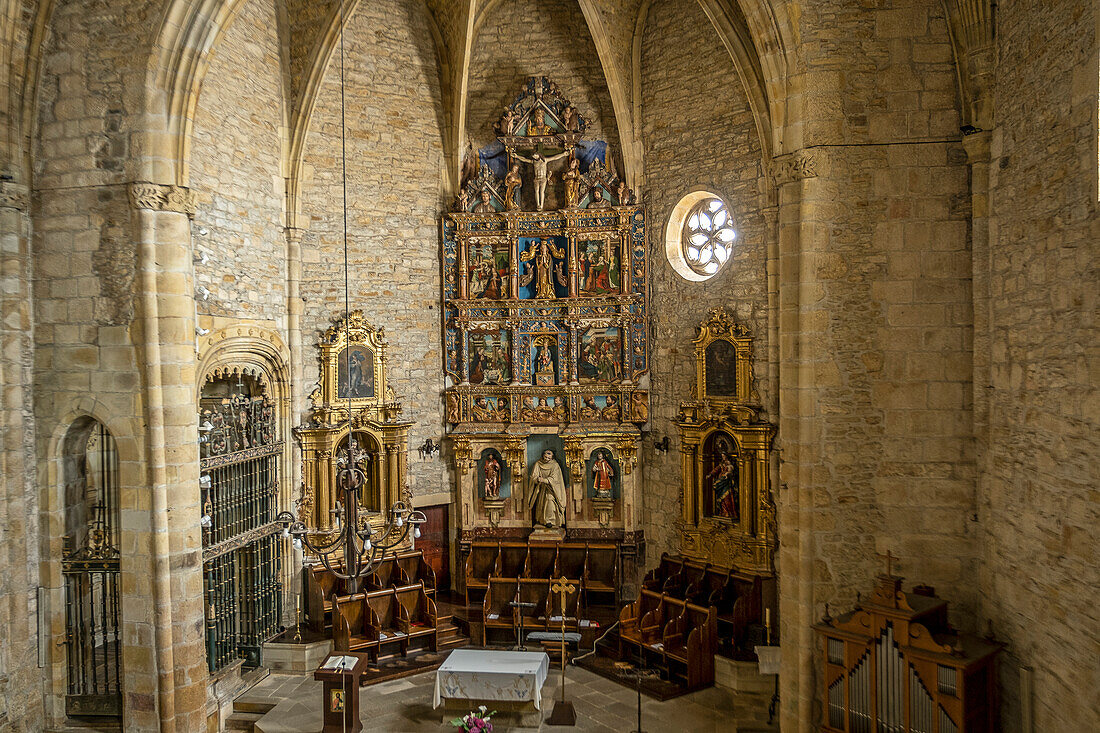 Zenarruza monastery on the Camino del Norte, Spanish pilgrimage route to Santiago de Compostela, Ziortza-Bolibar, Basque Country, Spain