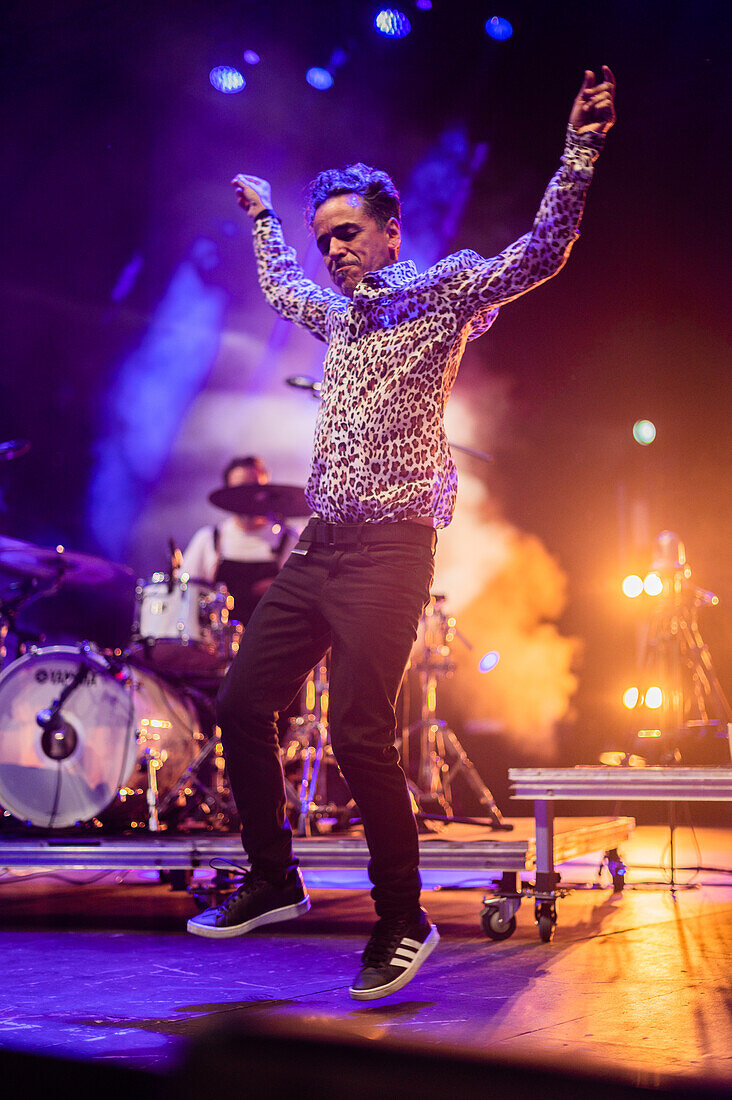 Mexican band Cafe Tacvba performing live at Vive Latino 2022 Music Festival in Zaragoza, Spain