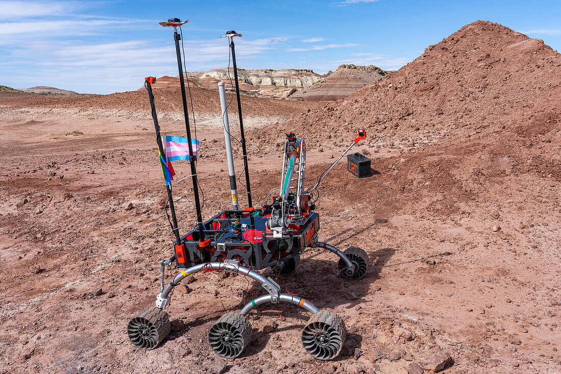Northeastern University Mars Rover. University Rover Challenge, Mars Desert Research Station, Utah. Northeastern University Mars Rover Team, Boston, USA