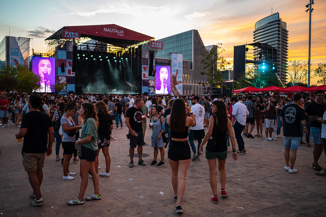 Vive Latino 2022 Music Festival in Zaragoza, Spain