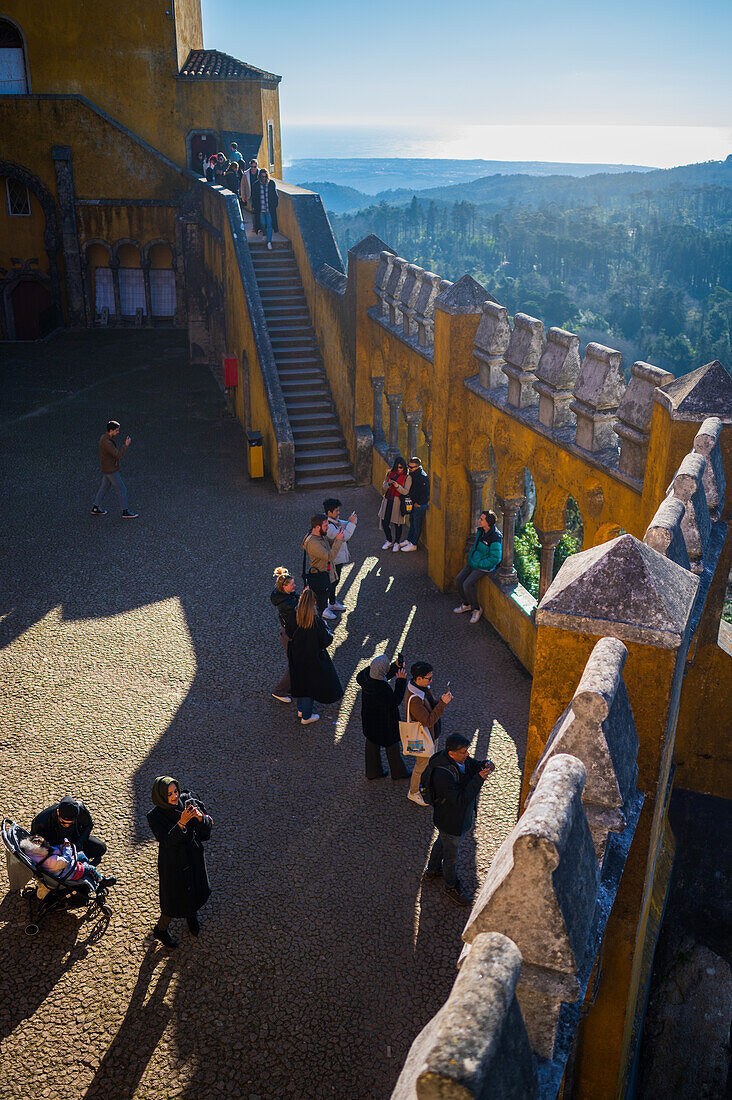 Park und Nationalpalast von Pena (Palacio de la Pena), Sintra, Portugal