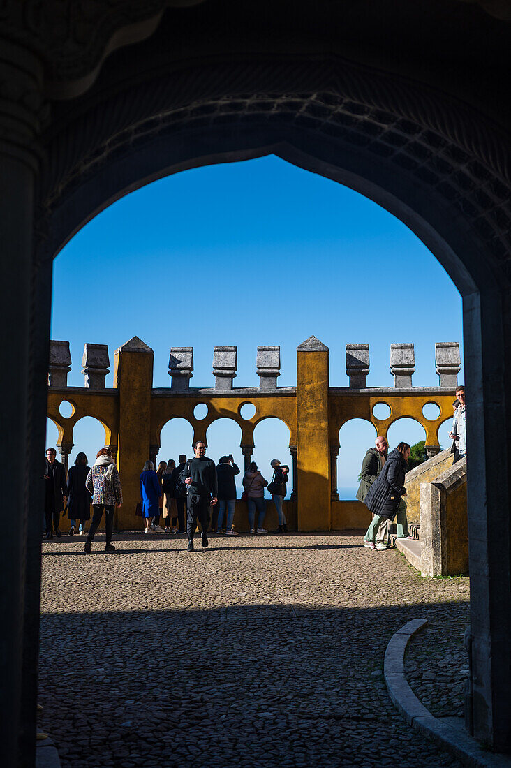 Park und Nationalpalast von Pena (Palacio de la Pena), Sintra, Portugal