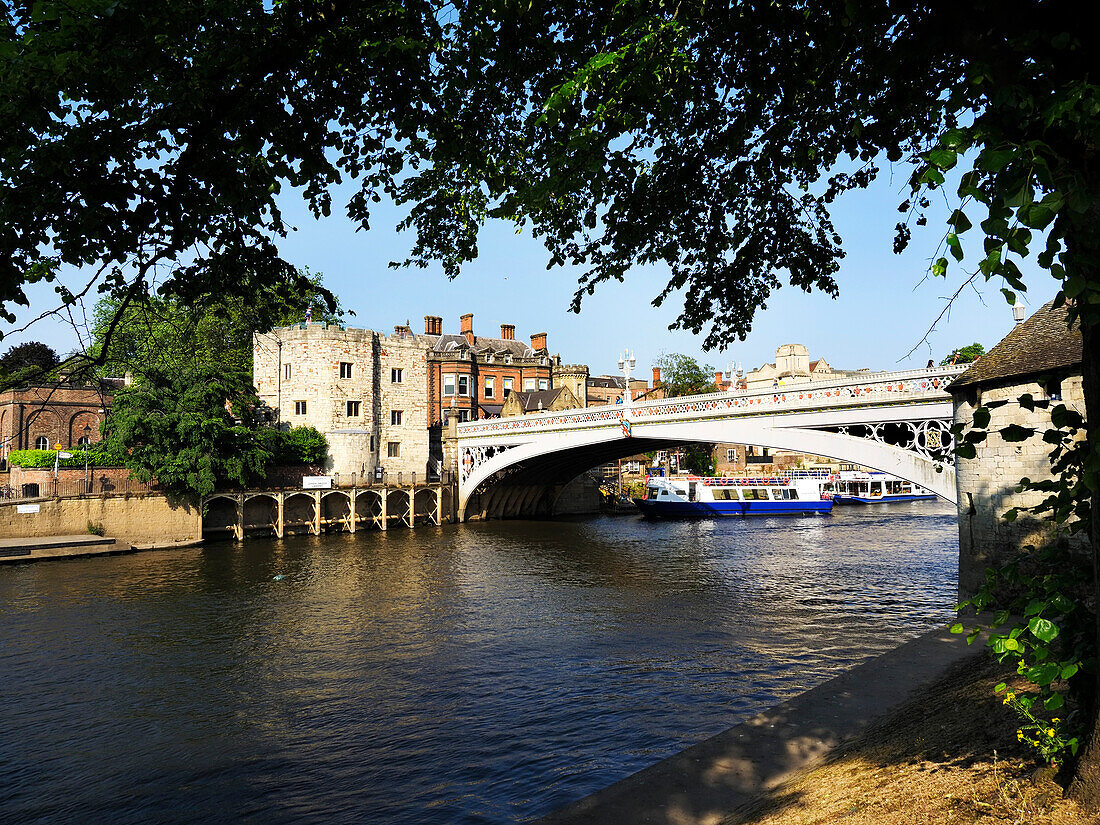 Lendal Bridge über den Fluss Ouse, York, Yorkshire, England, Vereinigtes Königreich, Europa