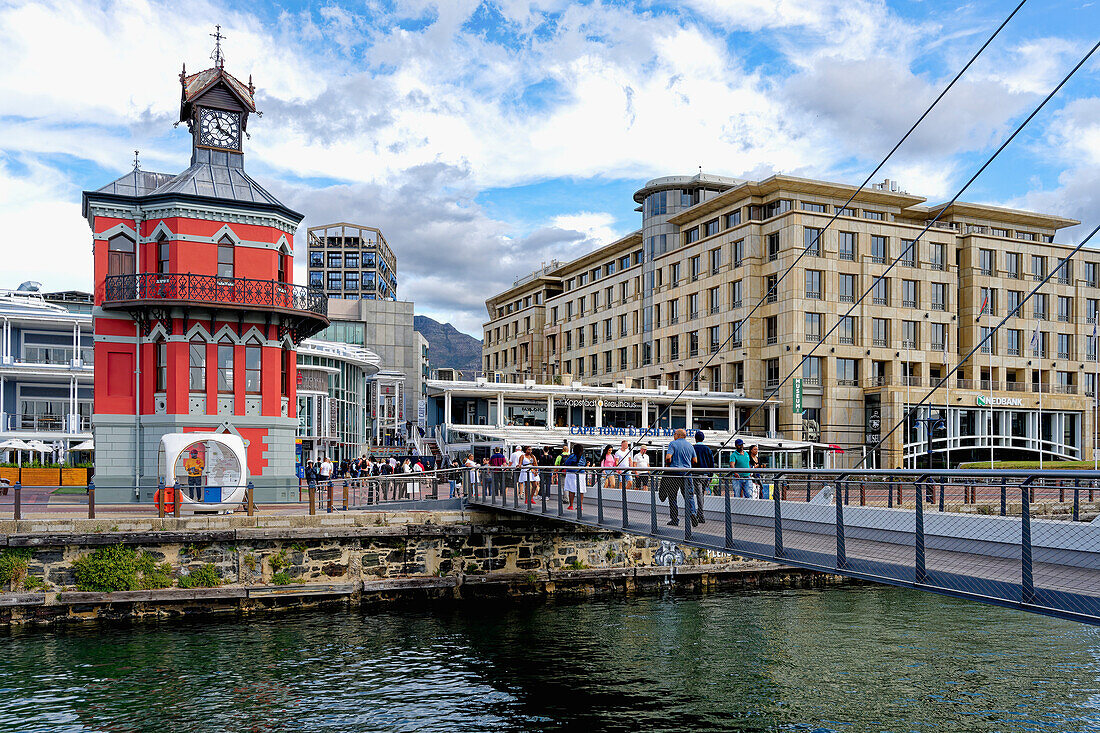 Uhrenturm, Victoria and Alfred Waterfront, Kapstadt, Südafrika, Afrika