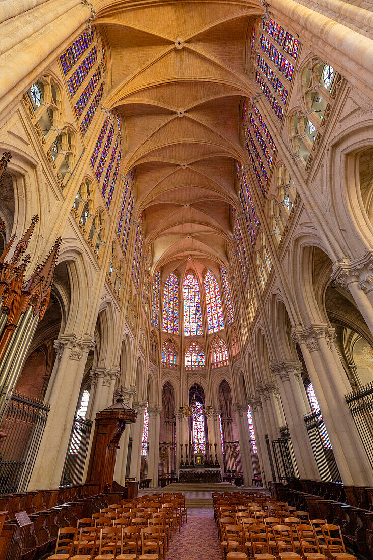 Kathedrale von Tours (Kathedrale Saint-Gatien de Tours), Tours, Loiretal, Frankreich, Europa