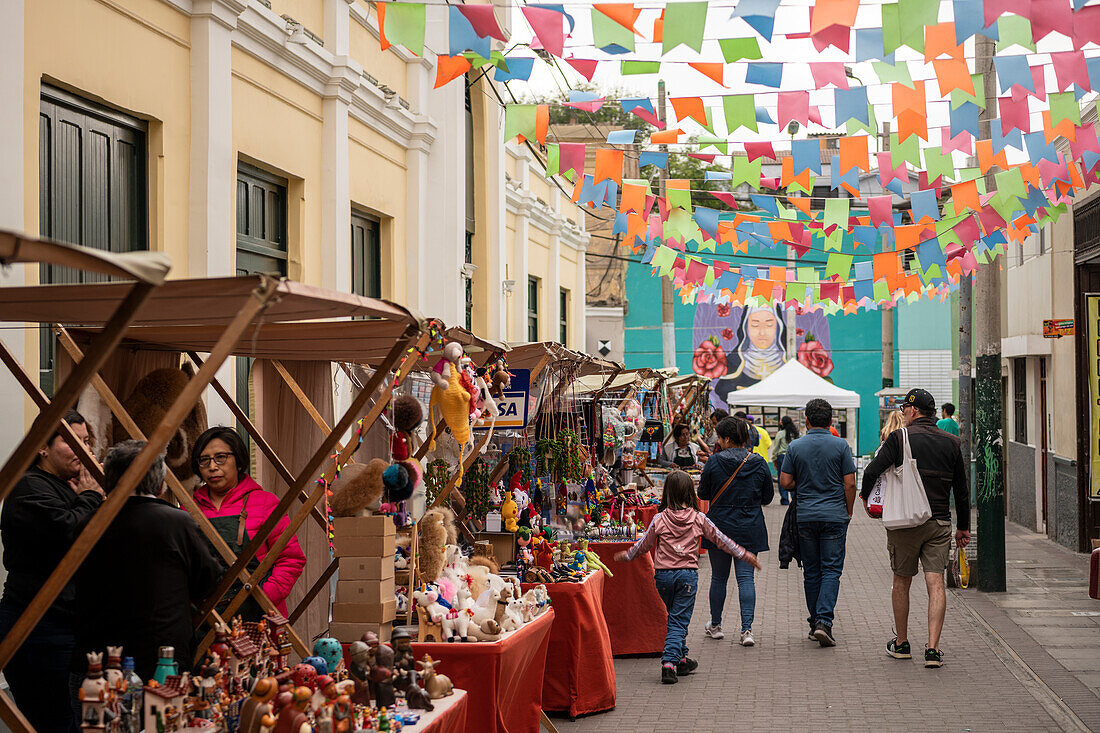 Markt, Barranco, Lima, Peru, Südamerika
