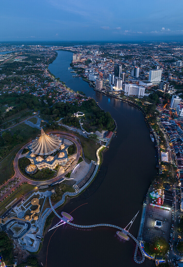 Kuching, Sarawak, Borneo, Malaysia, Südostasien, Asien