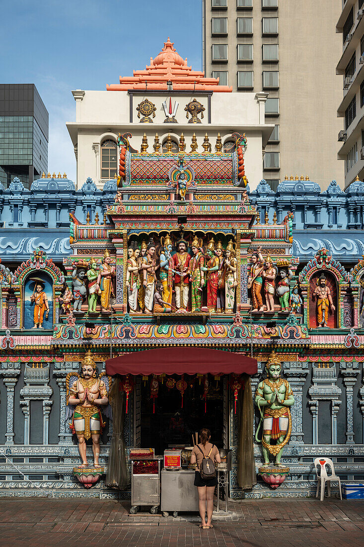 Sri-Krishnan-Tempel, Waterloo Street, Singapur, Südostasien, Asien