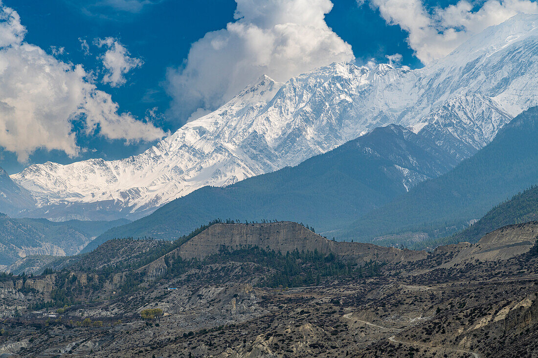 Berg Nilgiri, Jomsom, Himalaja, Nepal, Asien