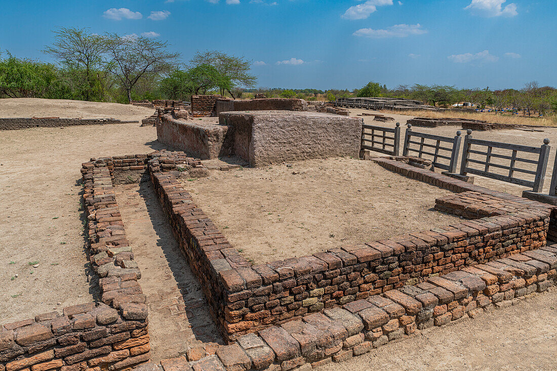 Lothal, südlichste Stätte der antiken Indus-Tal-Zivilisation, Gujarat, Indien, Asien