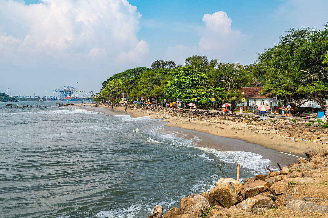 Vasco da Gama Strand, Kochi, Kerala, Indien, Asien