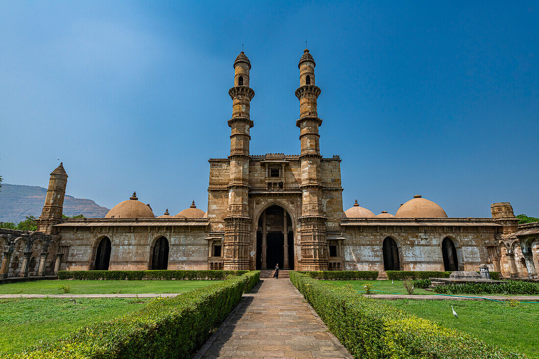 Jami-Moschee, Archäologischer Park von Champaner-Pavagadh, UNESCO-Welterbe, Gujarat, Indien, Asien