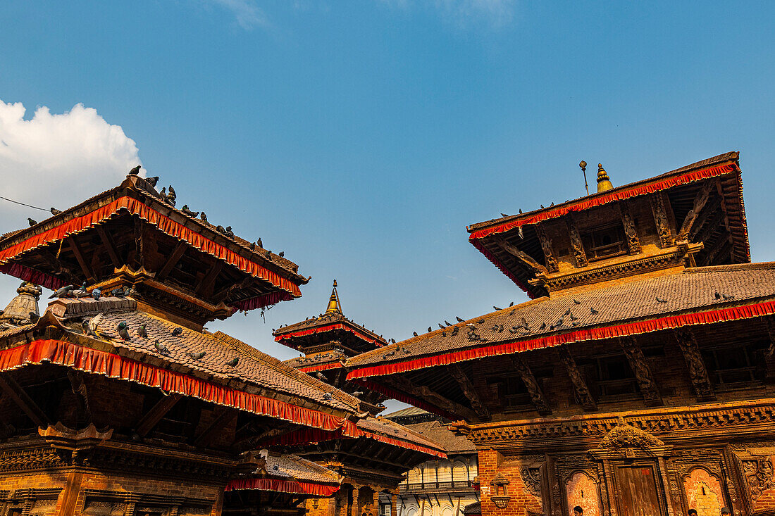 Tempel, Durbar Square, UNESCO-Weltkulturerbe, Kathmandu, Nepal, Asien