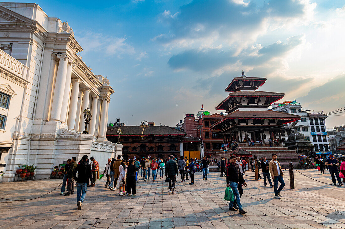 Royal palace Gaddi Baithak, Durbar Square, UNESCO World Heritage Site, Kathmandu, Nepal, Asia