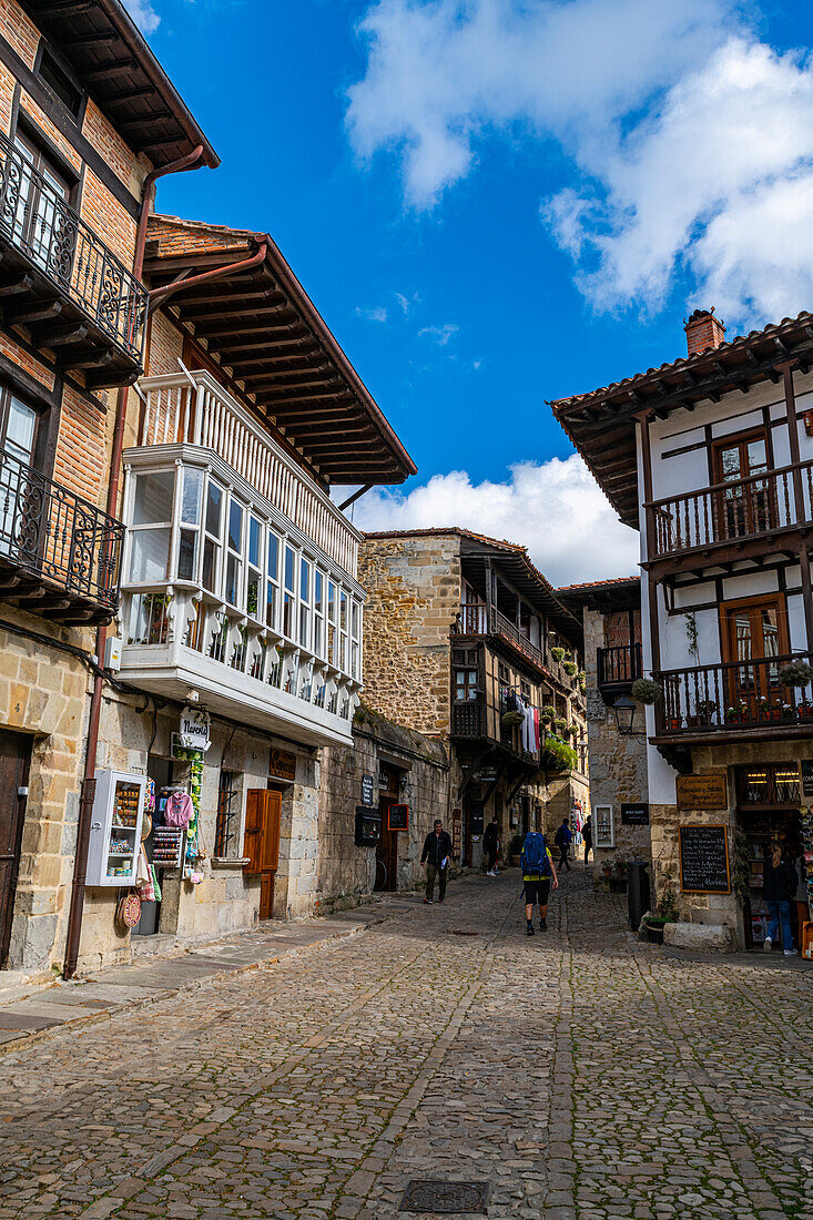 Historische Stadt, Santillana del Mar, Kantabrien, Spanien, Europa