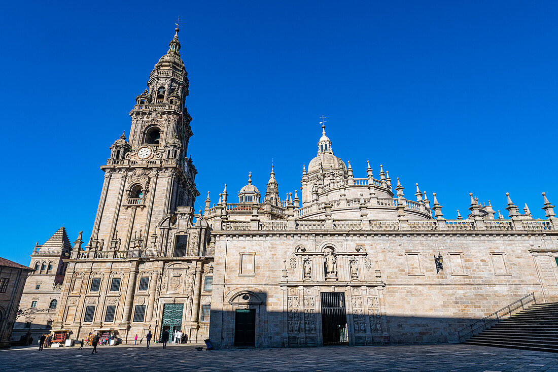 Kathedrale, Santiago de Compostela, UNESCO-Welterbe, Galizien, Spanien, Europa