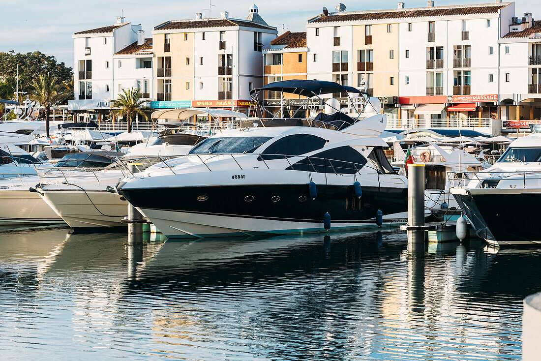 Known as the Capital of World Sailing, Vilamoura Marina, Portugal's largest marina, Algarve, Portugal, Europe