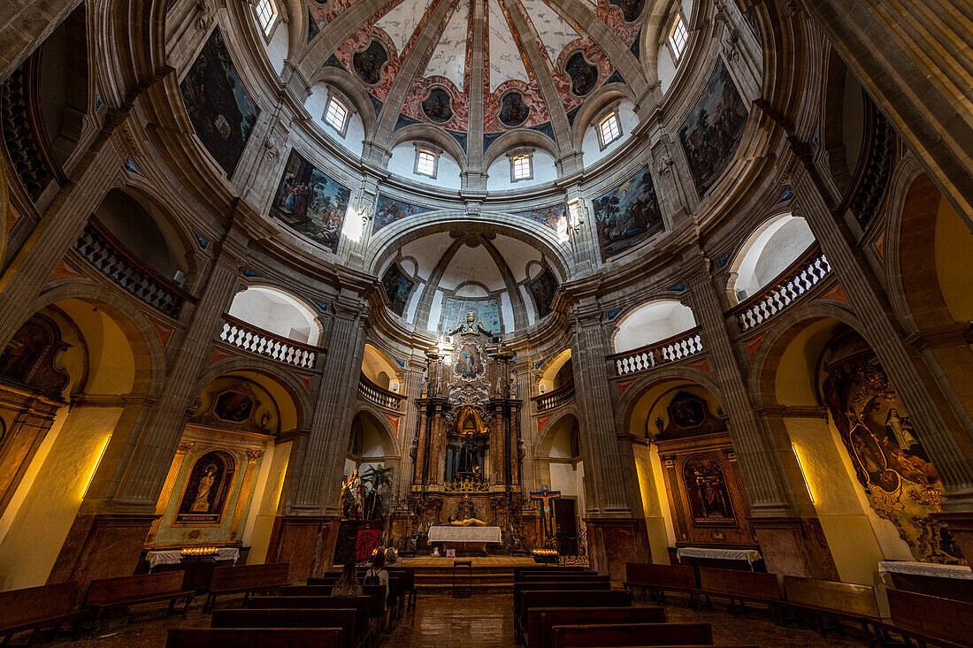 Interior of Convent Sant Antoniet, Palma, Mallorca, Balearic Islands, Spain, Mediterranean, Europe