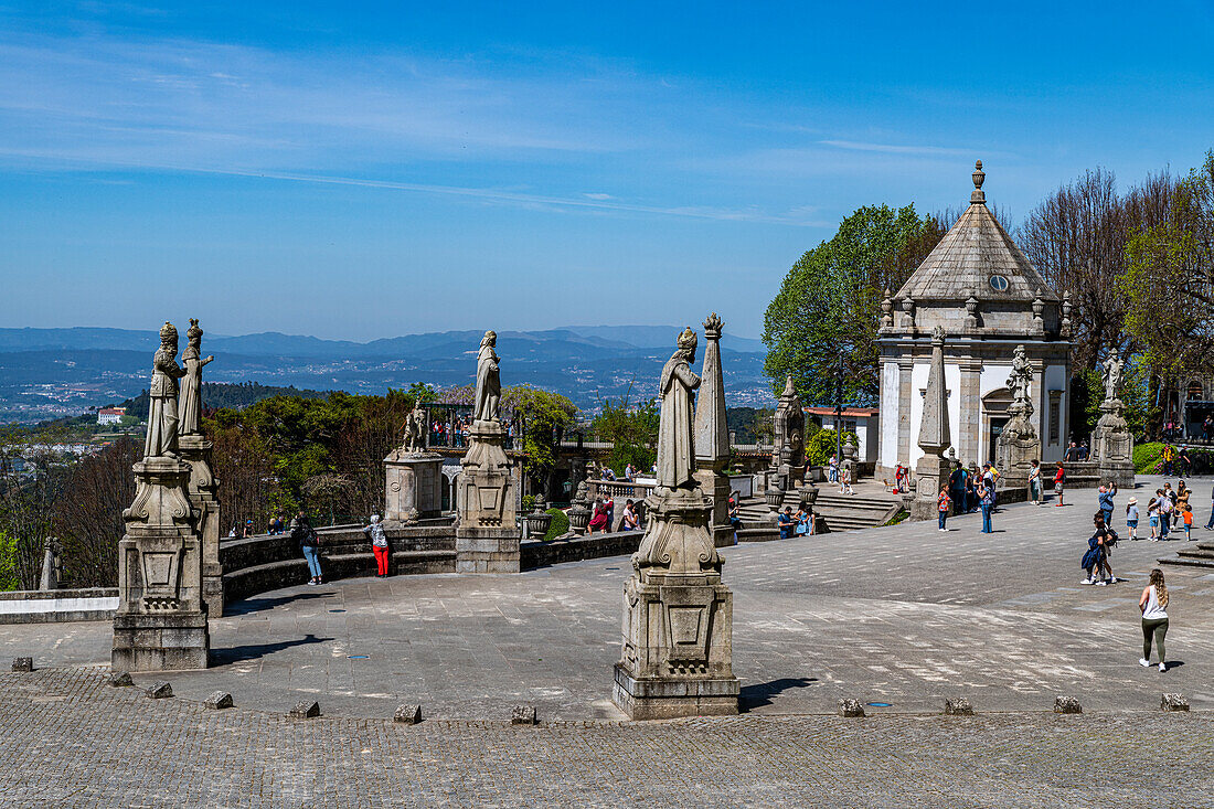 Heiligtum von Bom Jesus do Monte, UNESCO-Welterbe, Braga, Minho, Portugal, Europa