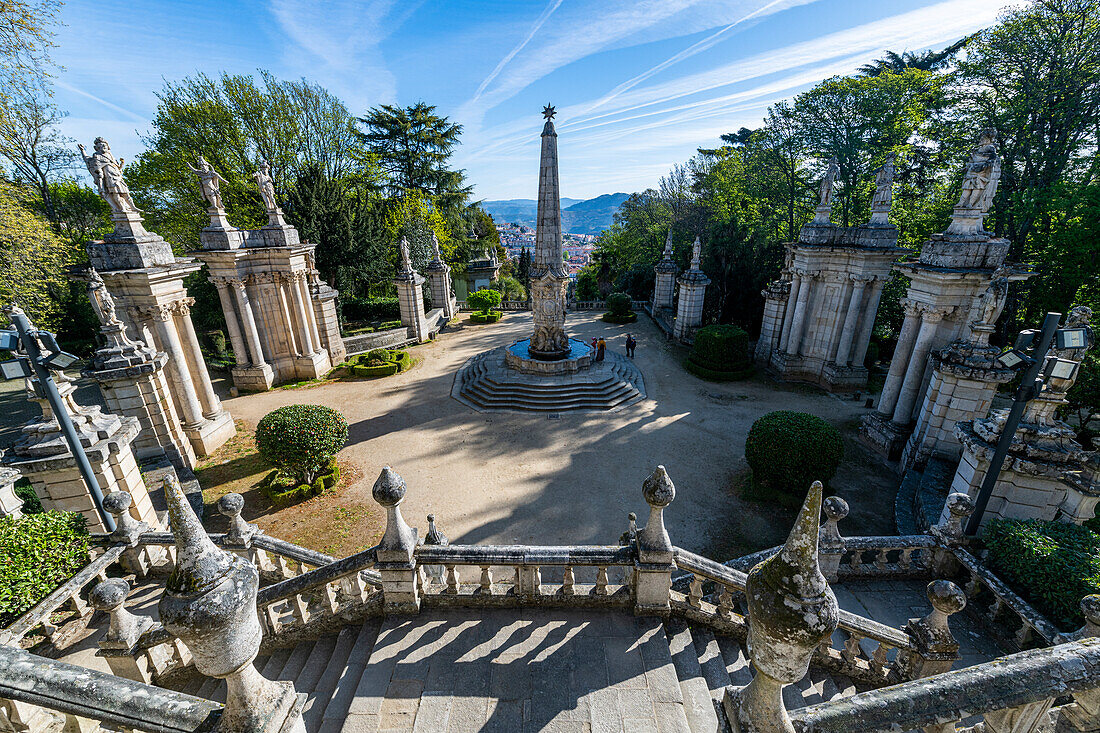 Heiligtum Nossa Senhora dos Remedios, Lamego, Fluss Douro, Portugal, Europa