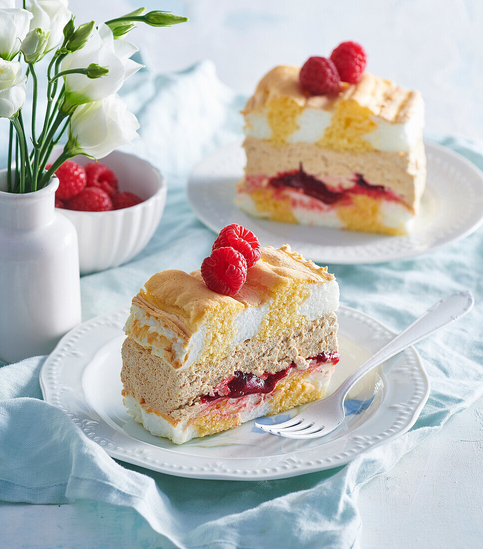 Raspberry Cardinal slice