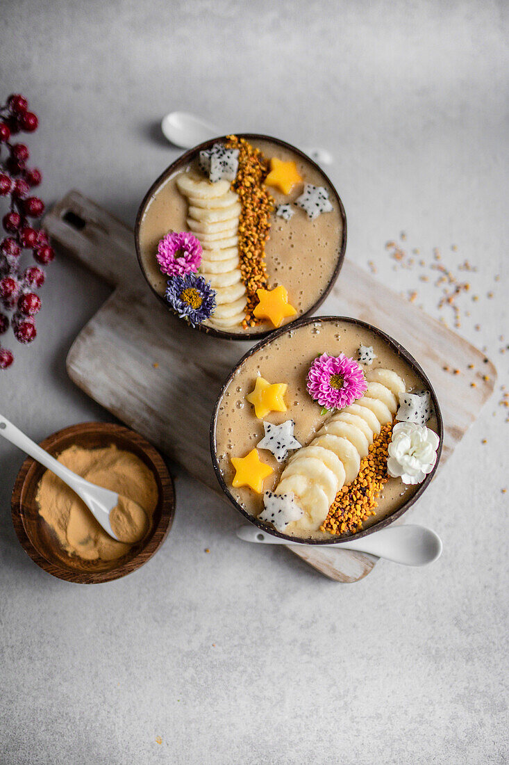 Green goddess smoothie bowl