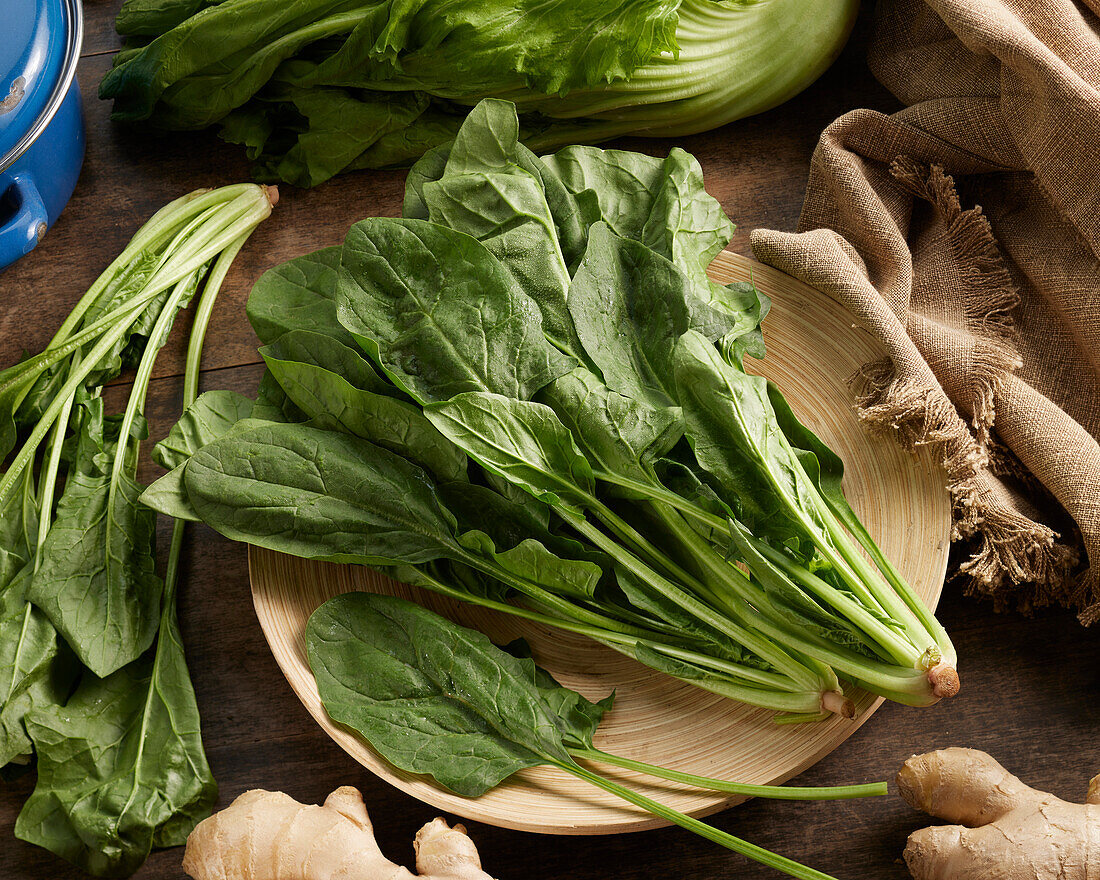 Spinach, Spinacia oleracea