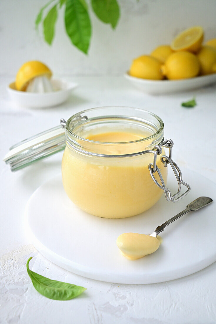Selbstgemachter Lemon Curd