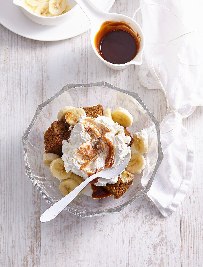 Banana bread trifle