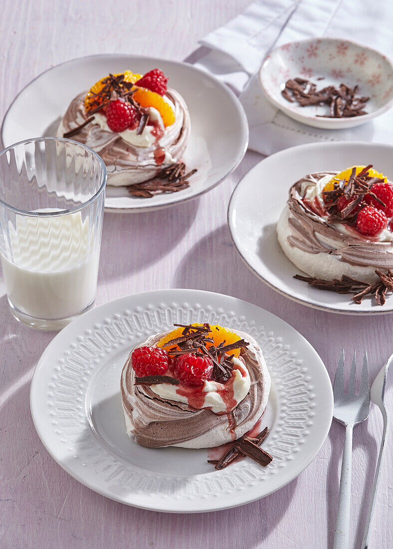 Schokoladen-Mascarpone-Pavlova