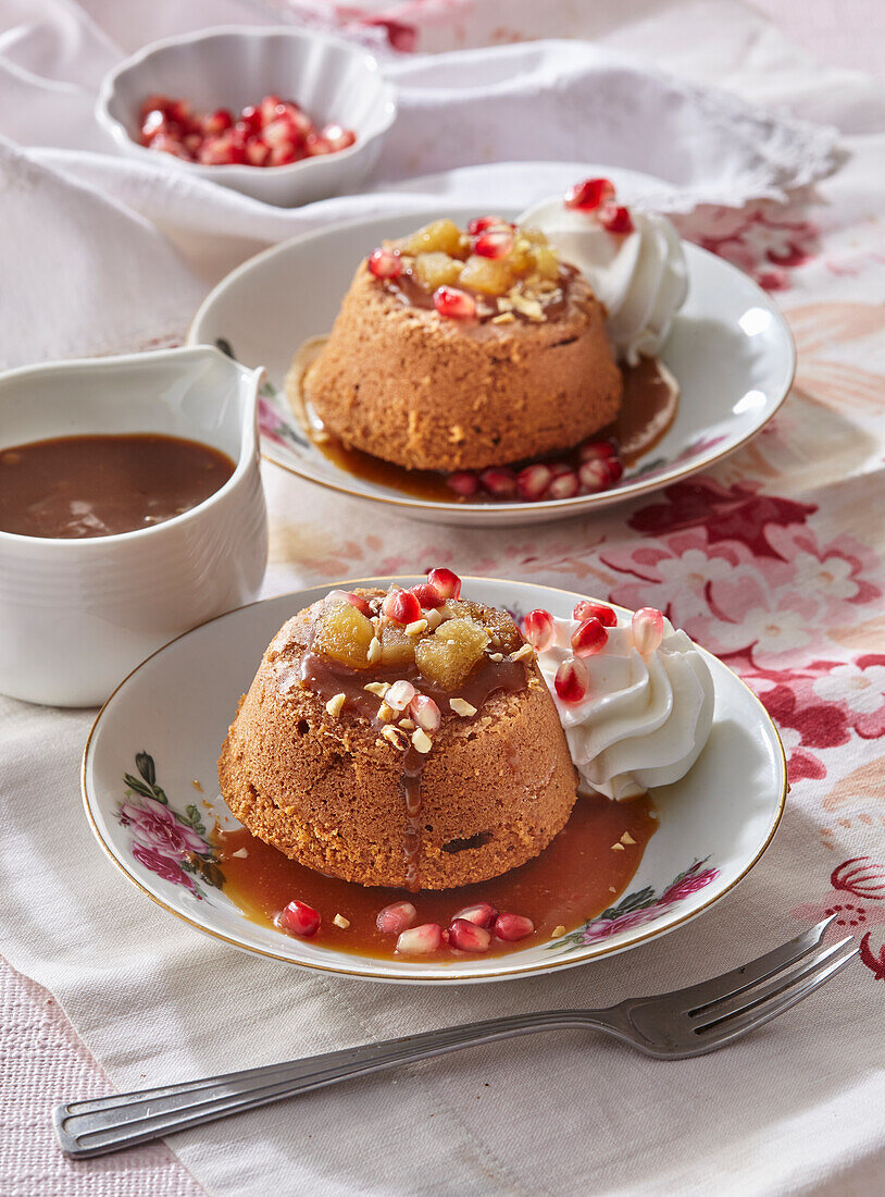 Sticky Toffee Pudding with Ginger