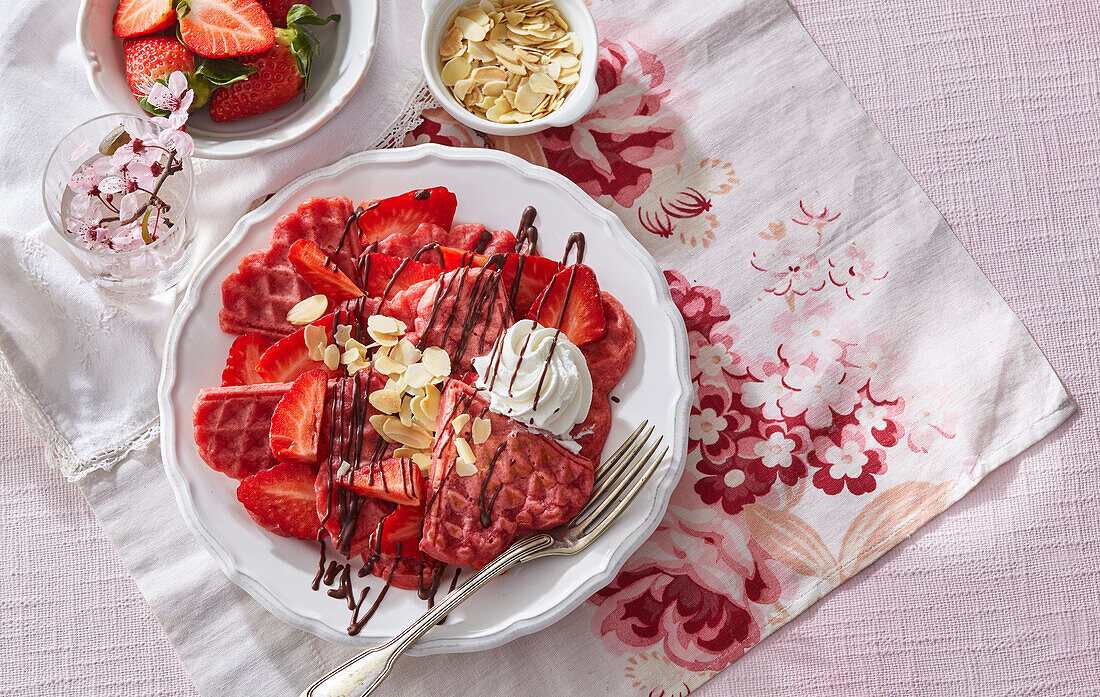 Red Velvet Waffles