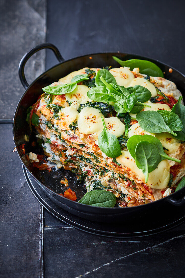 Vegetarische Gözleme-Lasagne