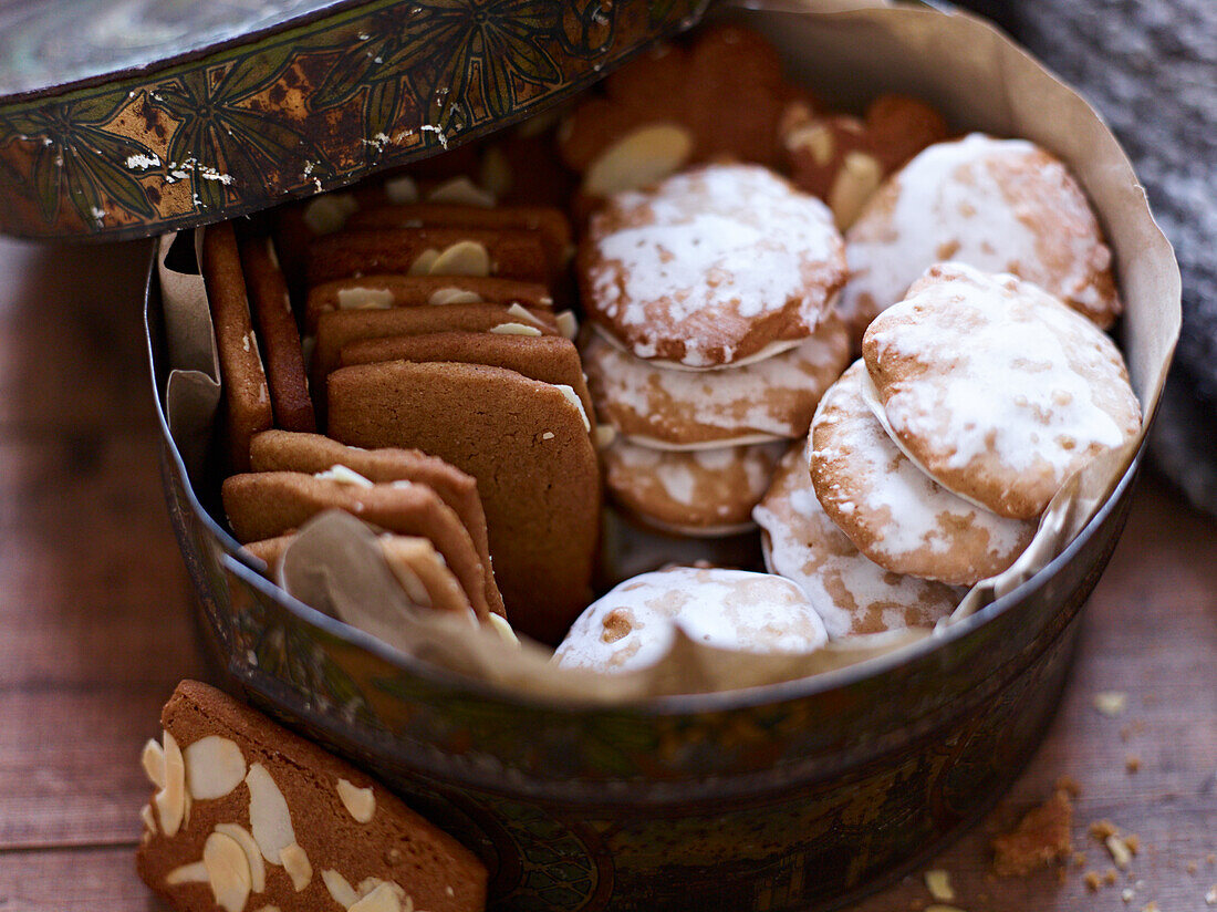 Einfache Nürnberger Lebkuchen und Mandelspekulatius