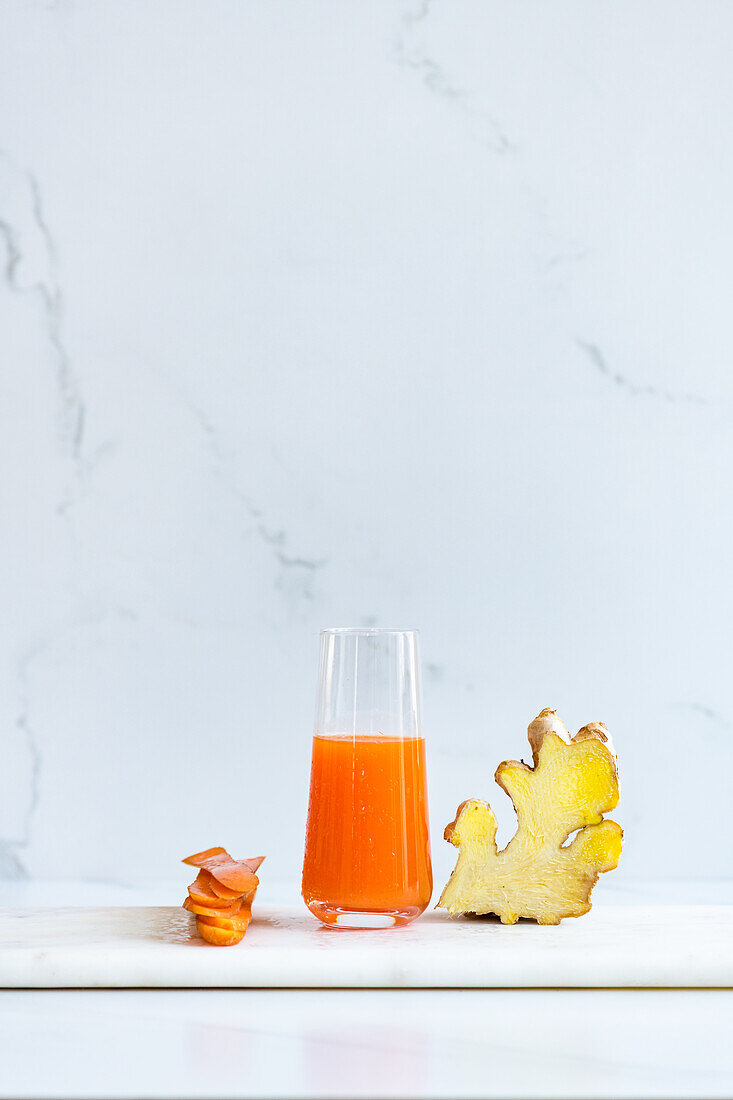 Carrot ginger juice