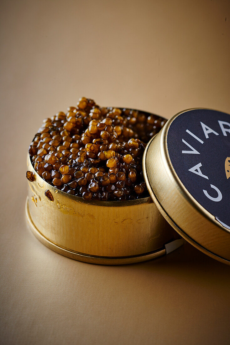 Eine Dose Kaviar