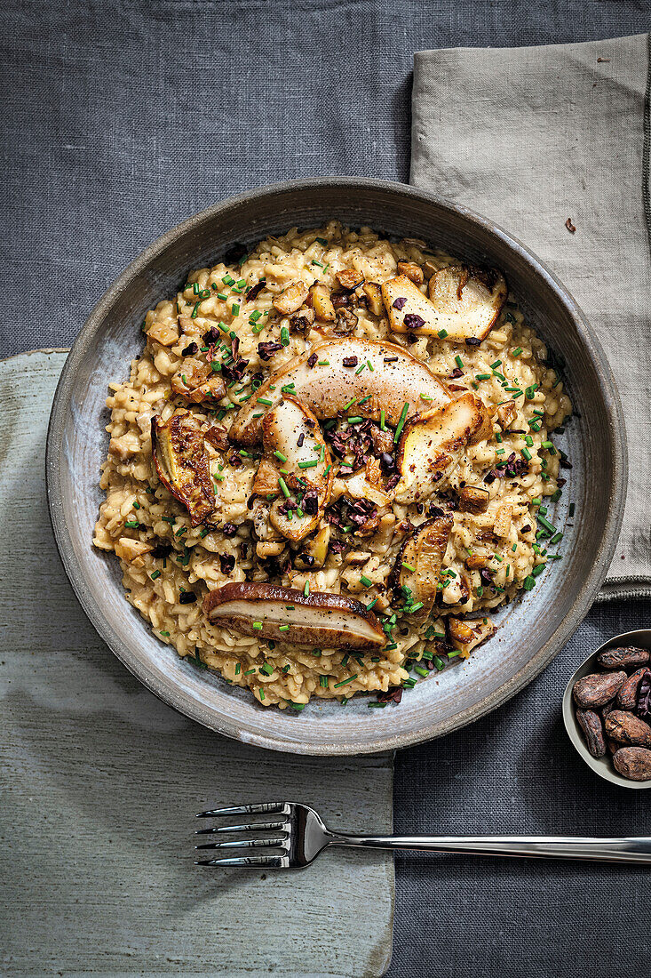 Risotto mit Waldpilzen