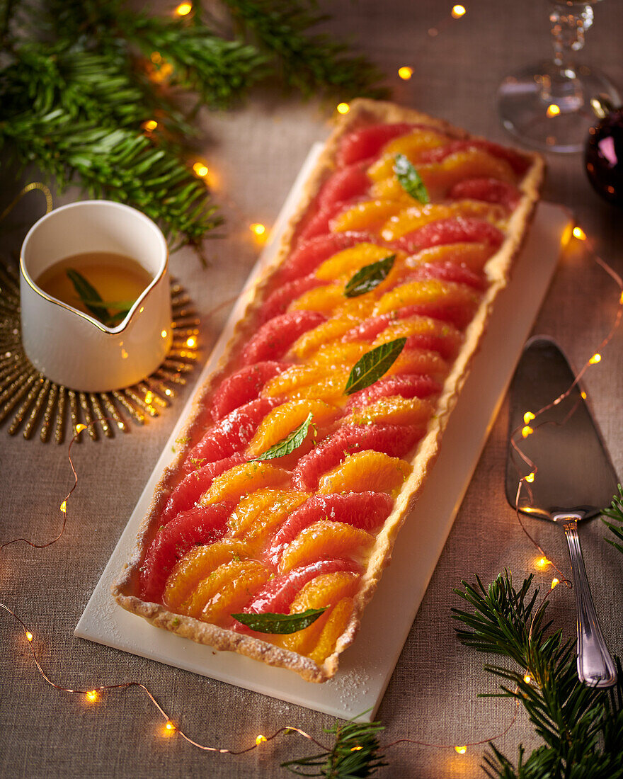 Grapefruit tart