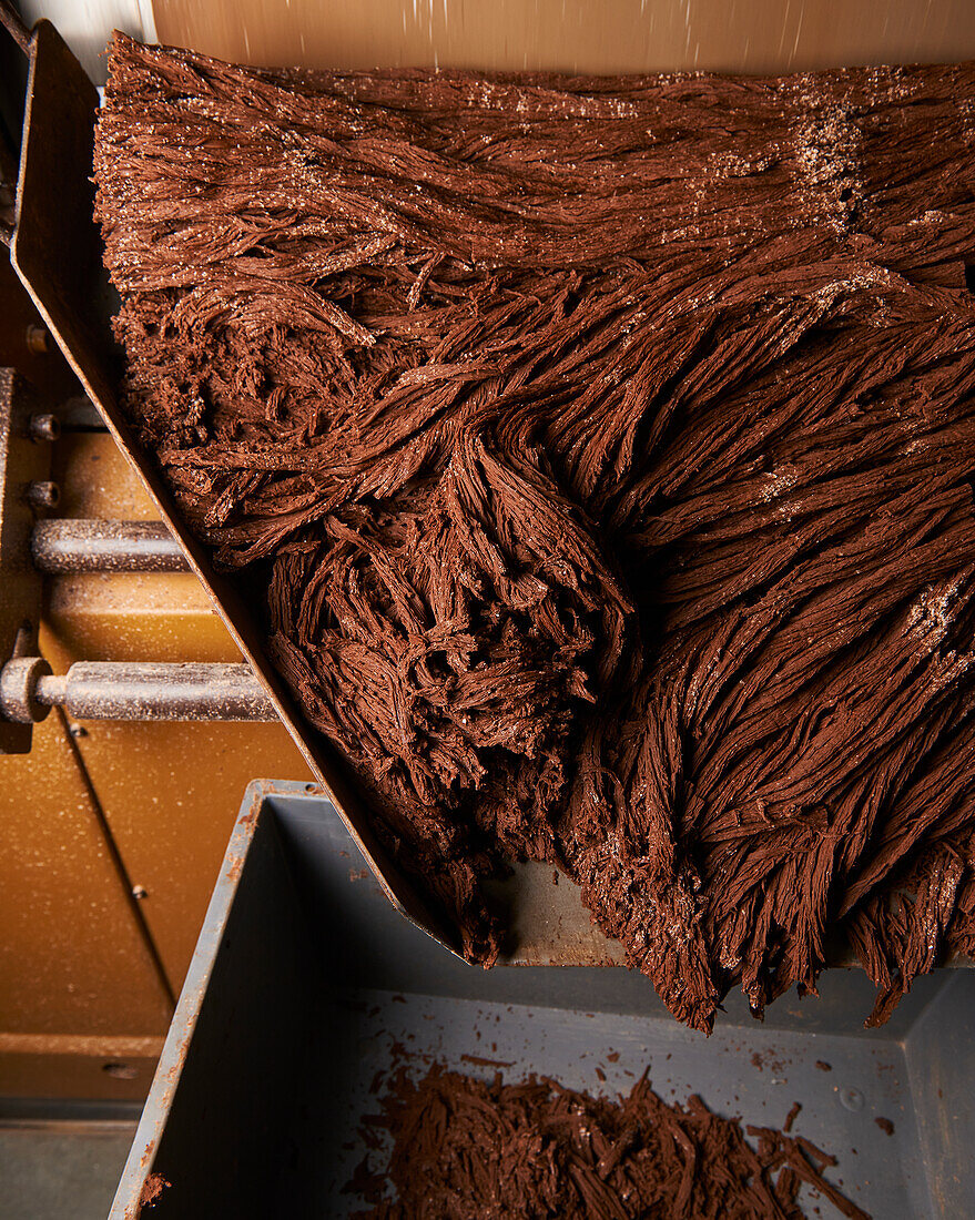 Chocolate in the conching machine