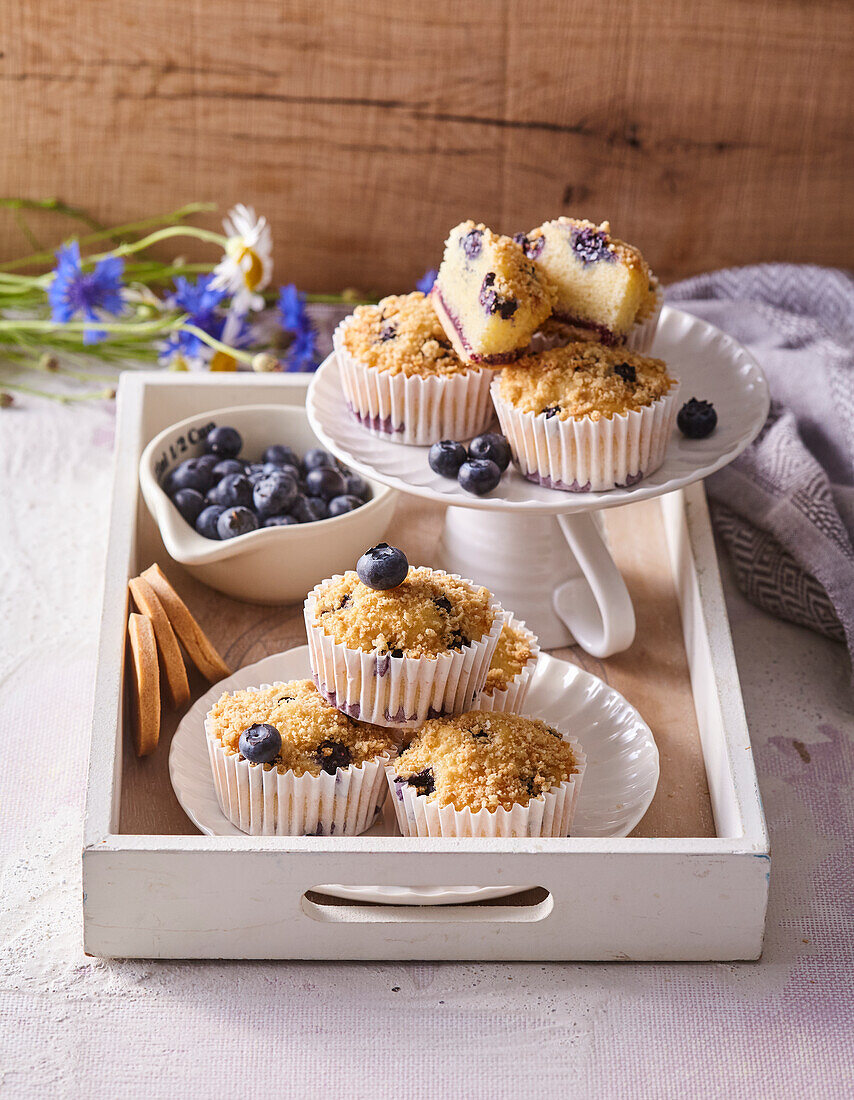 Blueberry muffins