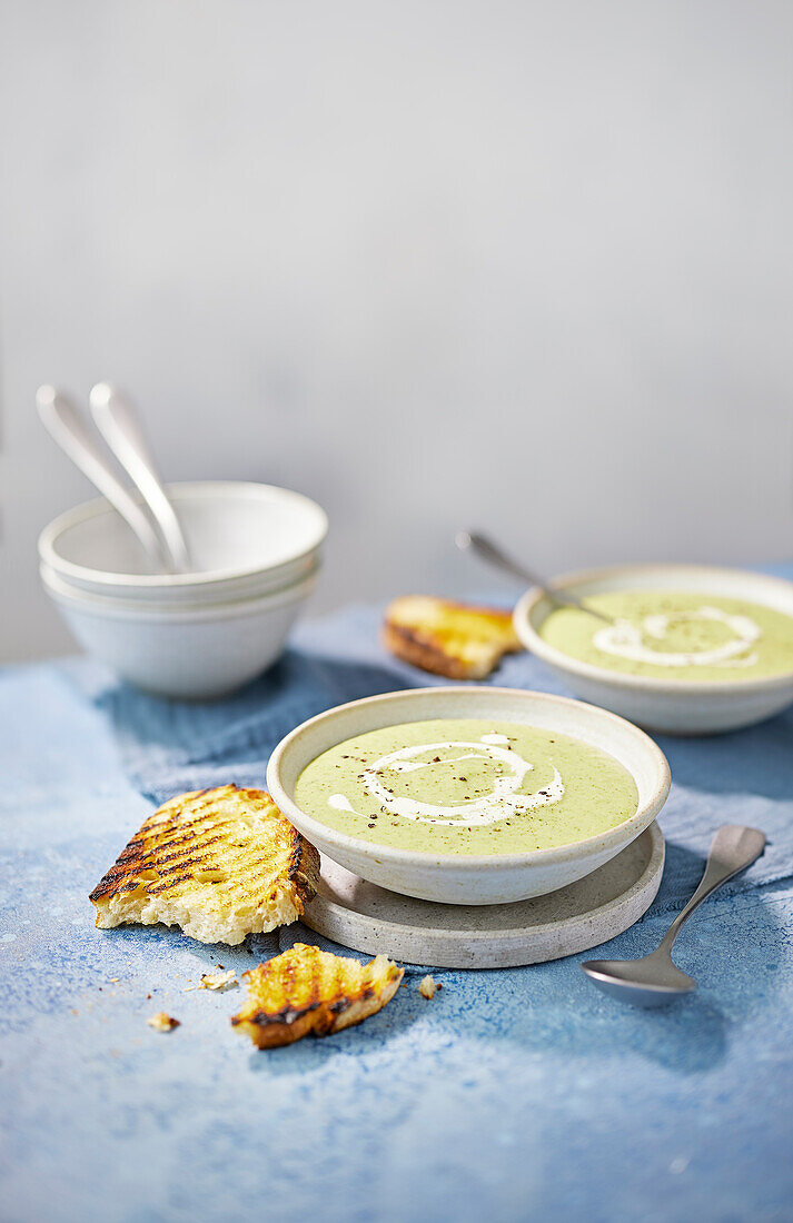 Cheese and broccoli soup