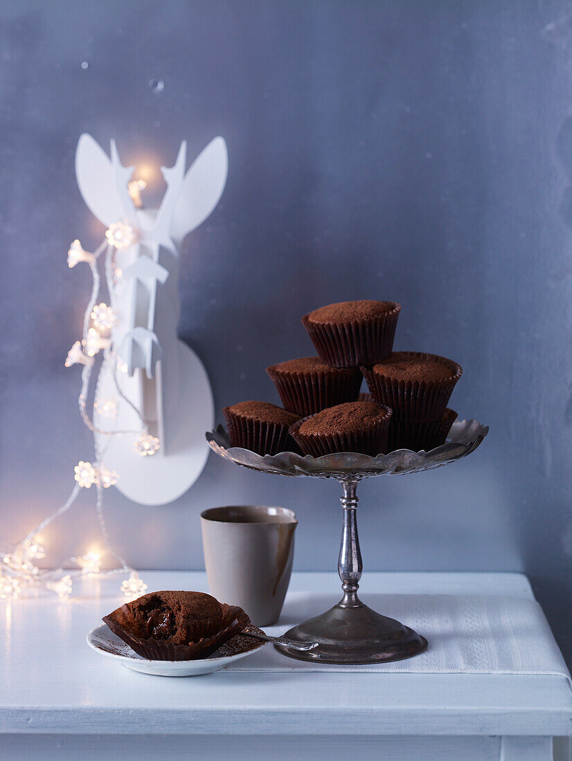 Warme Malz-Trüffel-Muffins