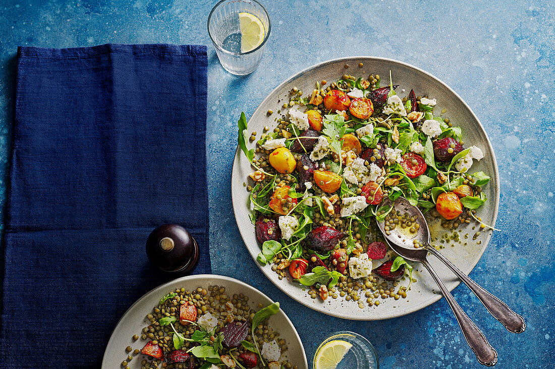 Gerösteter Rote-Bete-Salat mit Feta