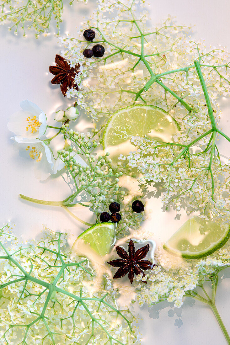 Elderflower syrup ingredients